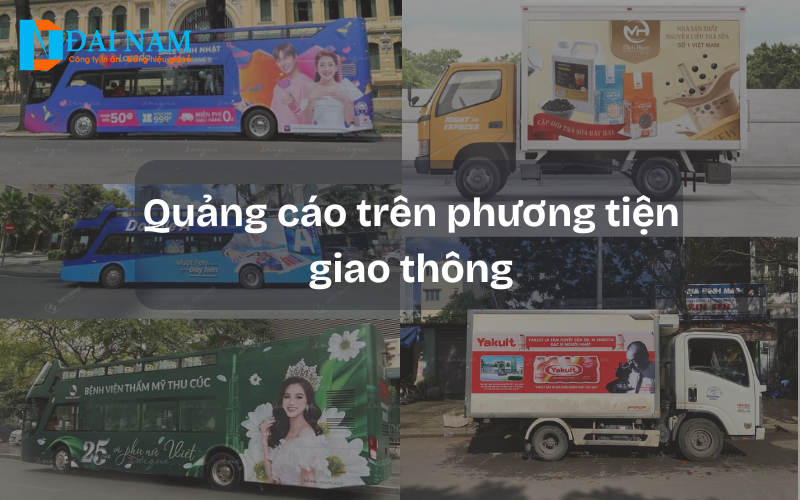 Quảng cáo trên các phương tiện giao thông