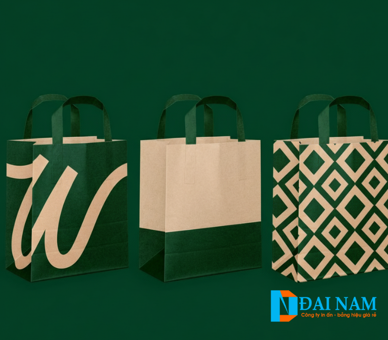 Mẫu túi giấy đựng quà