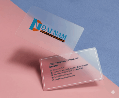 Card visit nhựa PVC
