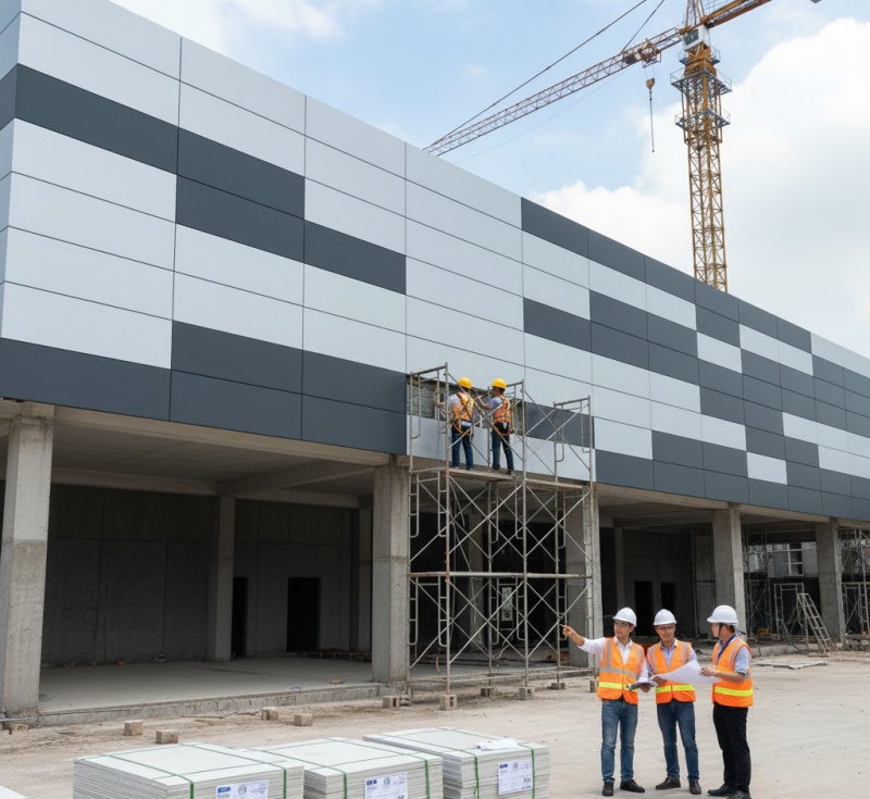 Thi công mặt dựng alu chuyên nghiệp.