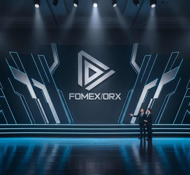 Backdrop sự kiện có logo và chữ nổi 3D được cắt bằng công nghệ CNC từ Formex/Foamboard, tạo chiều sâu và cảm giác sang trọng.